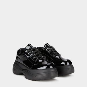 Koi Black Platform Sneakers